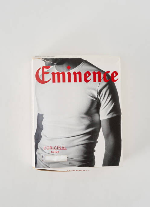 T-shirt blanc EMINENCE pour homme