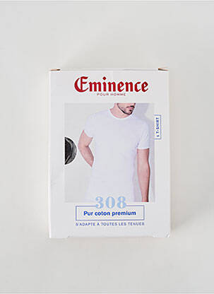 T-shirt coupe cintrée manches courtes gris EMINENCE homme