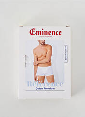 Boxer blanc EMINENCE pour homme seconde vue