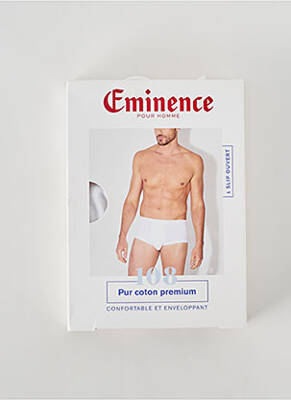 Eminence - Caleçon Flottant Homme - Taille : 3 - Couleur : Blanc