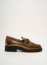 Mocassins matière lisse talon de 4 à 6cm marron HIRICA femme