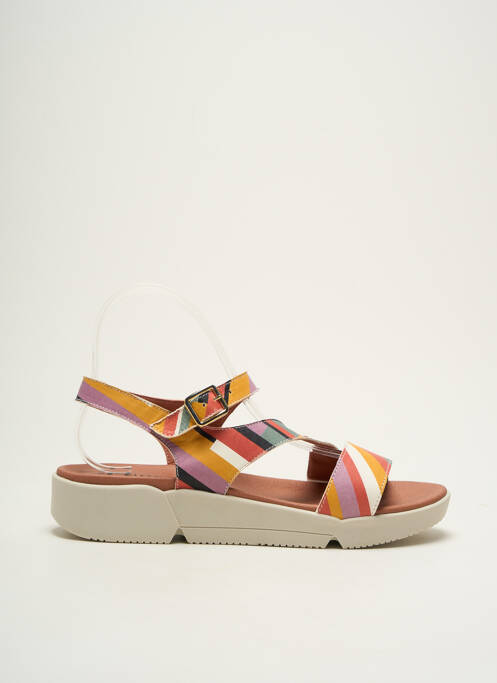 Sandales/Nu pieds jaune HIRICA pour femme