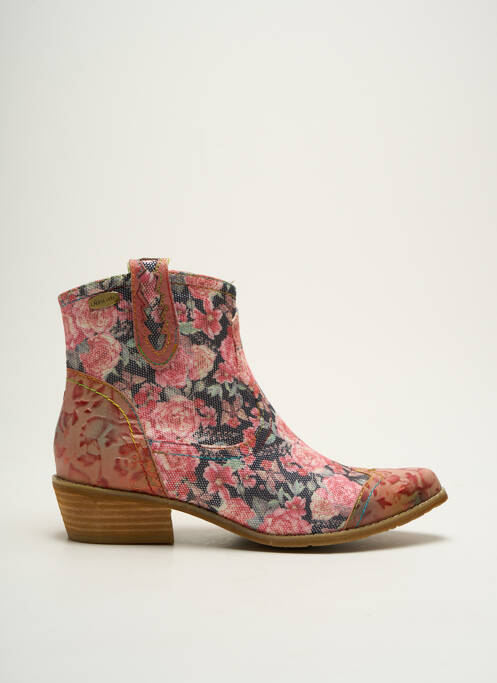Bottines/Boots rose LAURA VITA pour femme