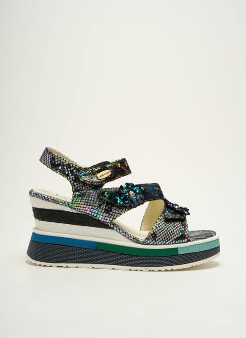 Sandales/Nu pieds noir LAURA VITA pour femme