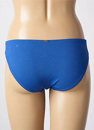Bas de maillot de bain effet matière satinée culotte bleu AUBADE femme
