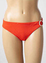 Bas de maillot de bain effet matière satinée culotte orange AUBADE femme
