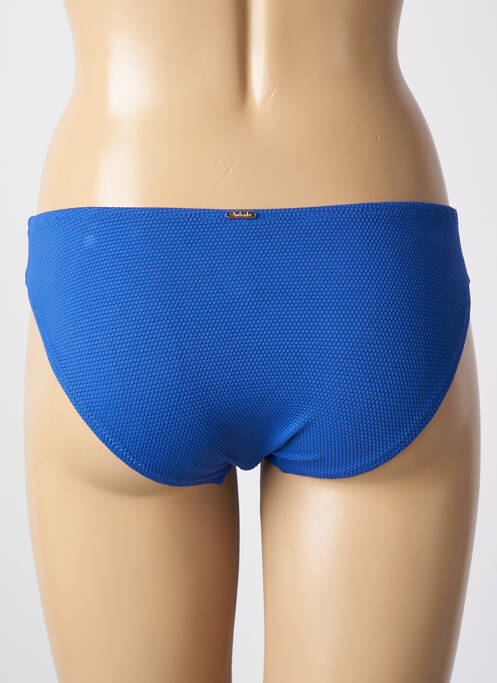 Bas de maillot de bain effet matière satinée culotte bleu AUBADE femme