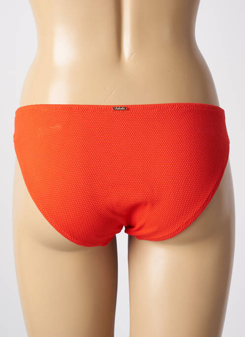 Bas de maillot de bain effet matière satinée culotte orange AUBADE femme