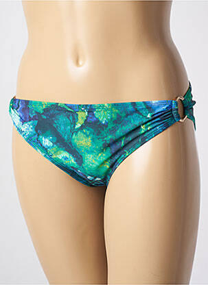 Bas de maillot de bain imprimé fantaisie culotte vert AUBADE femme