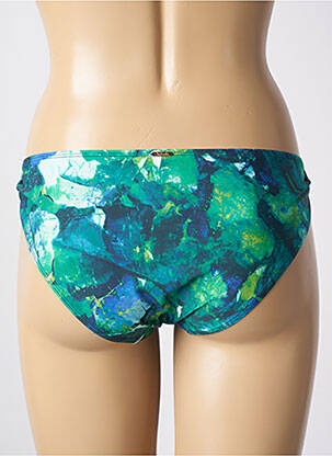 Bas de maillot de bain imprimé fantaisie culotte vert AUBADE femme