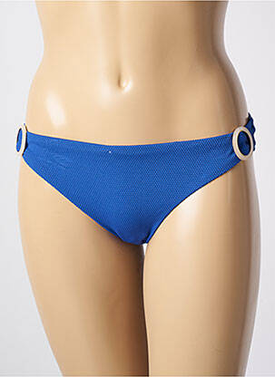 Bas de maillot de bain effet matière satinée culotte bleu AUBADE femme