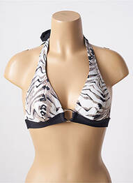 Haut de maillot de bain stretch haut triangles beige AUBADE femme
