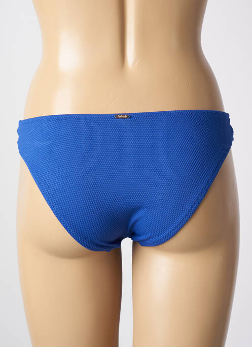 Bas de maillot de bain effet matière satinée culotte bleu AUBADE femme