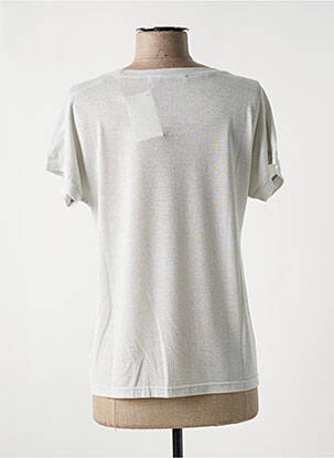 T-shirt stretch manches courtes argent EPINE & NOISETTE femme