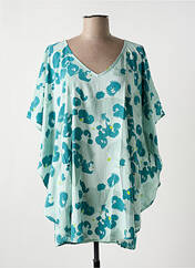 Tunique manches longues vert SANDWICH pour femme seconde vue