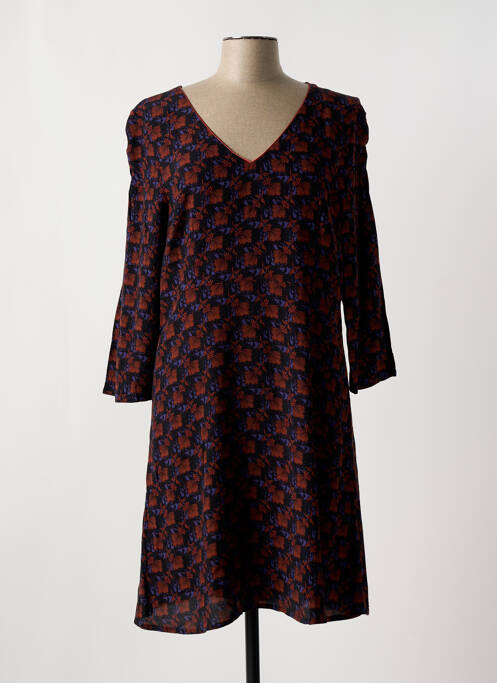 Robe mi-longue noir LA FEE MARABOUTEE pour femme