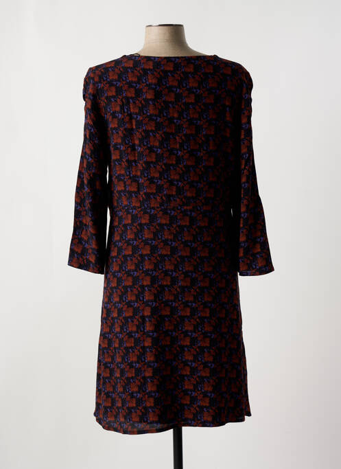 Robe mi-longue noir LA FEE MARABOUTEE pour femme