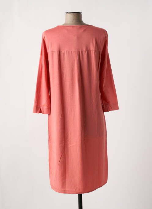 Robe mi-longue rose SANDWICH pour femme
