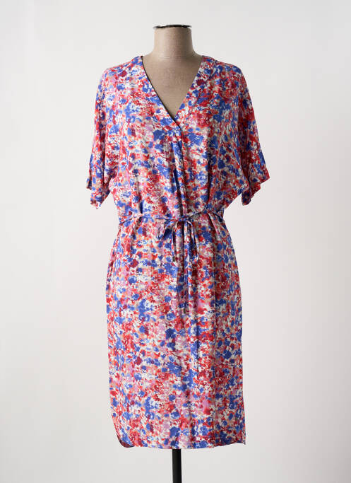 Robe mi-longue rouge SANDWICH pour femme