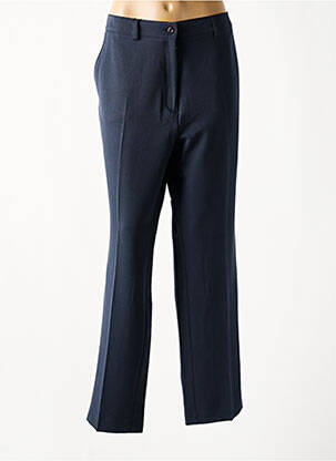 Pantalon droit stretch taille normale bleu LCDN femme