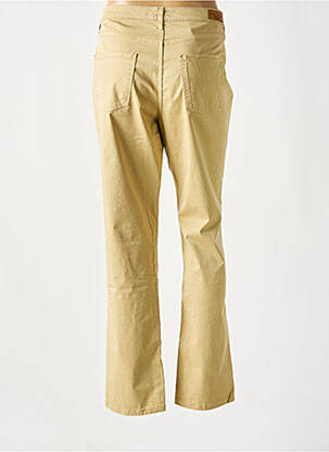 Pantalon droit stretch taille normale beige LCDN femme
