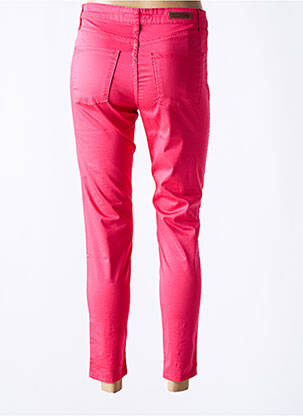 Pantalon 7/8 stretch taille normale rose LCDN femme