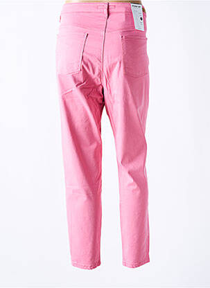 Pantalon slim taille haute taille haute rose LCDN femme
