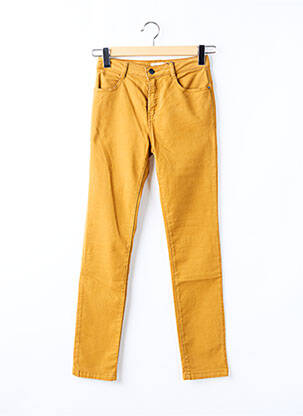 Pantalon slim stretch taille normale jaune LE PETIT BAIGNEUR femme