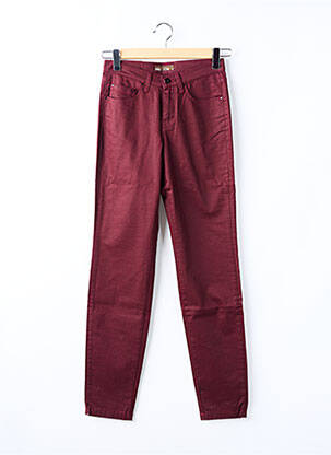 Pantalon slim stretch taille normale rouge LCDN femme