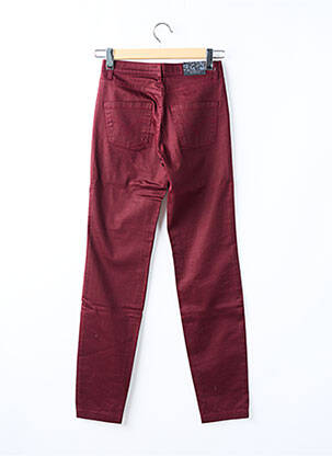 Pantalon slim stretch taille normale rouge LCDN femme