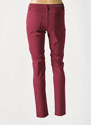 Pantalon slim stretch taille normale rouge LCDN femme