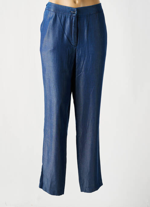 Pantalon droit taille haute taille haute bleu LCDN femme
