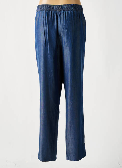 Pantalon droit taille haute taille haute bleu LCDN femme