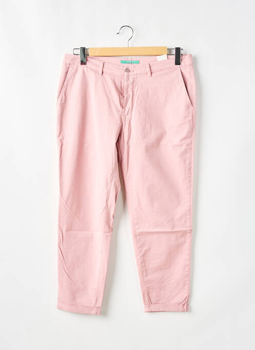 Pantalon 7/8 rose LCDN pour femme