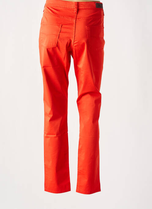Pantalon droit orange LCDN pour femme