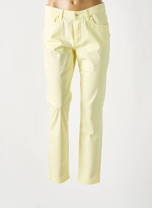 Pantalon slim jaune LCDN pour femme