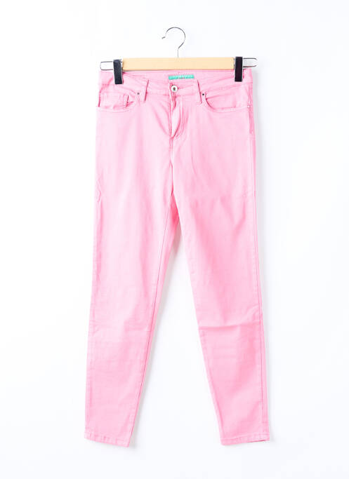 Pantalon slim rose LCDN pour femme