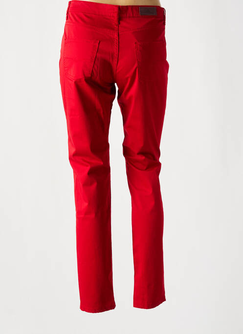 Pantalon slim rouge LCDN pour femme
