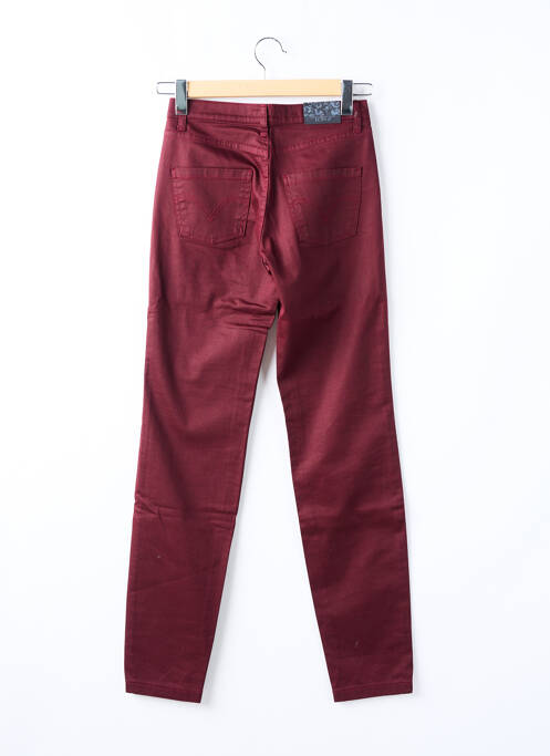 Pantalon slim rouge LCDN pour femme