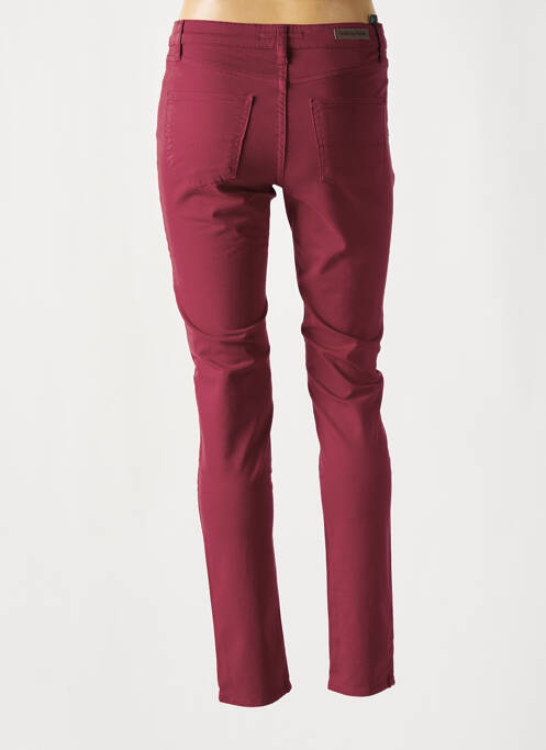 Pantalon slim rouge LCDN pour femme