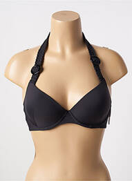 Haut de maillot de bain stretch haut soutien-gorge push-up noir AUBADE femme