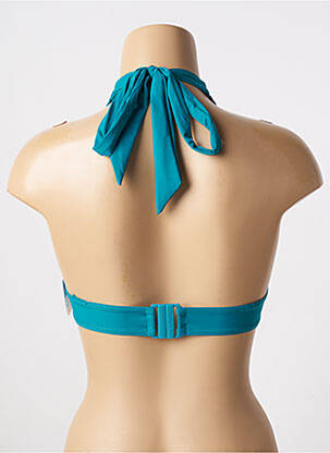 Haut de maillot de bain stretch haut soutien-gorge push-up bleu AUBADE femme