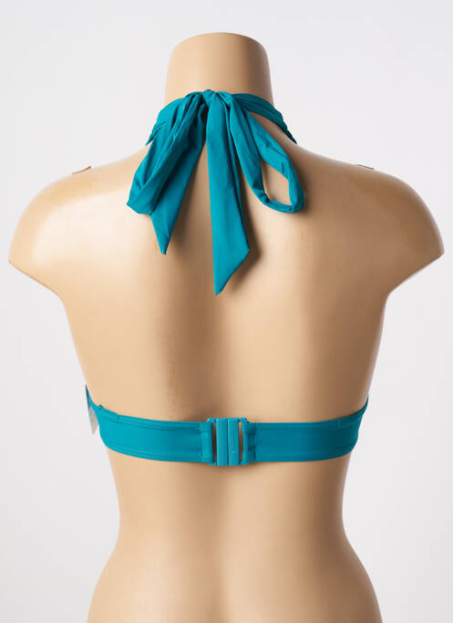 Haut de maillot de bain stretch haut soutien-gorge push-up bleu AUBADE femme