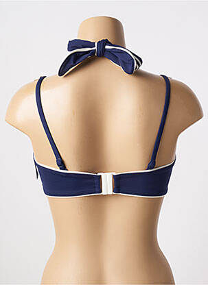 Haut de maillot de bain stretch haut soutien-gorge avec mousse de rembourrage amovible bleu fonce AUBADE femme