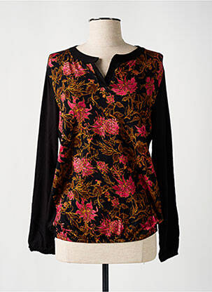 T-shirt manches longues manches longues noir HAJO femme