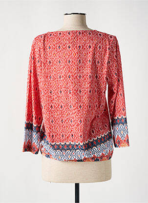 T-shirt manches 3/4 manches 3/4 orange HAJO femme