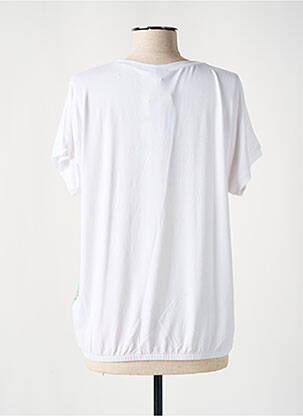 T-shirt stretch manches courtes blanc HAJO femme