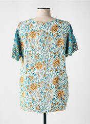 Blouse bleu NARA pour femme seconde vue