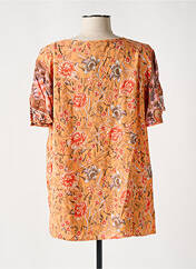 Blouse orange NARA pour femme seconde vue