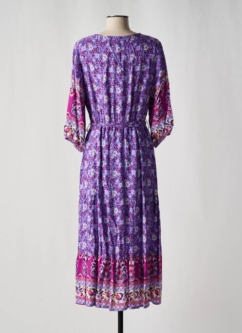 Robe longue violet NARA pour femme